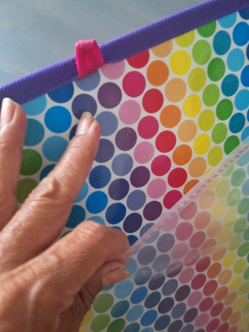 Lisa Frank Trifold Binder Folder Organizer 